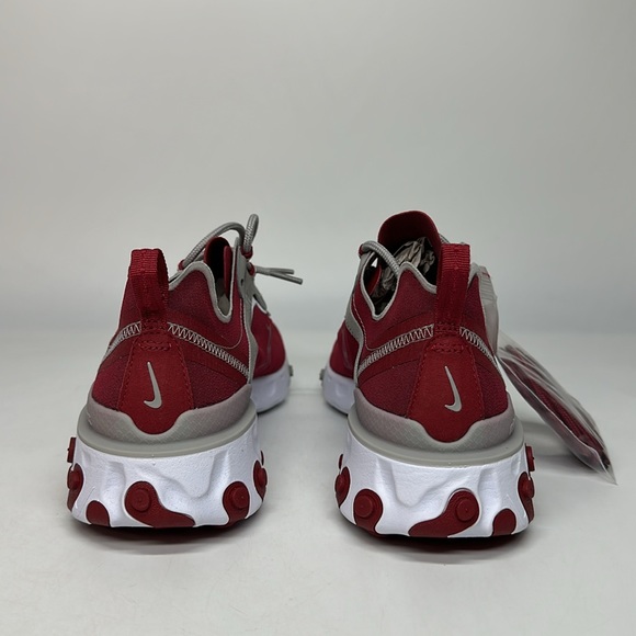 New Men's Nike React Element 55 Alabama Crimson Tide Shoes CK4795-600 NIB - Picture 7 of 7